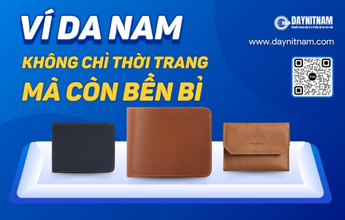 Ví da cao cấp bền bỉ mang tính thời trang